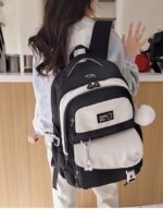 Premium Kids School Backpack (Black) - Image 3