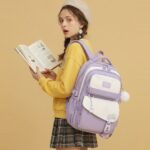 Premium Kids School Backpack (Purple) - Image 2