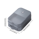 Premium Shoe Bag (Grey) - Image 5